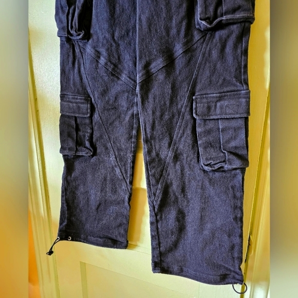 I.AM.GIA black wide leg cargo pants Y2K 90s mall goth - Picture 8 of 9